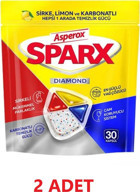 Asperox Sparx Limon Tablet Bulaşık Deterjanı 2x30 Adet