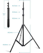 Newface 2.1 Işıklı 1 Kademeli Headless Tripod 70 cm