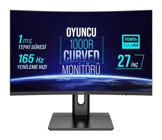 Warp WRP27-165-B 165 Hz 1 ms 27 inç FHD Curved VA HDMI Freesync G-Sync 1920x1080 px LED Monitör