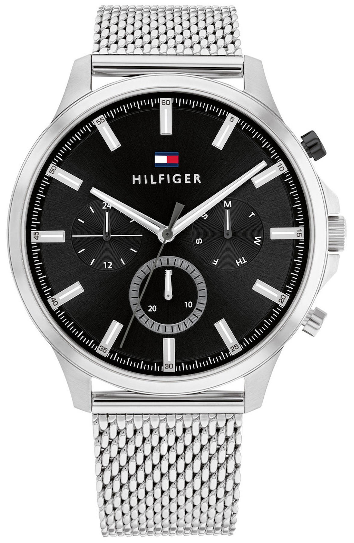 Tommy Hilfiger TH1710498 Takvimli 44 mm Çelik Kordon Analog Erkek Kol Saati