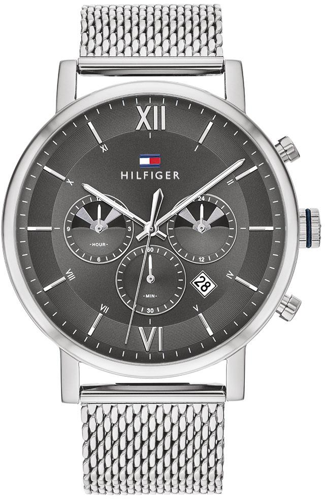 Tommy Hilfiger TH1710396 Takvimli 44 mm Çelik Kordon Analog Erkek Kol Saati