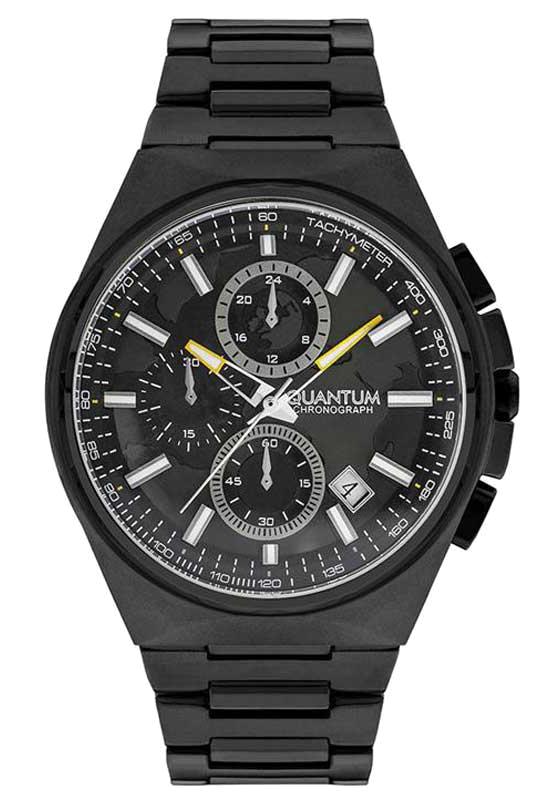 Quantum TTG899.650 45 mm Siyah Titanyum Kordon Analog Erkek Kol Saati