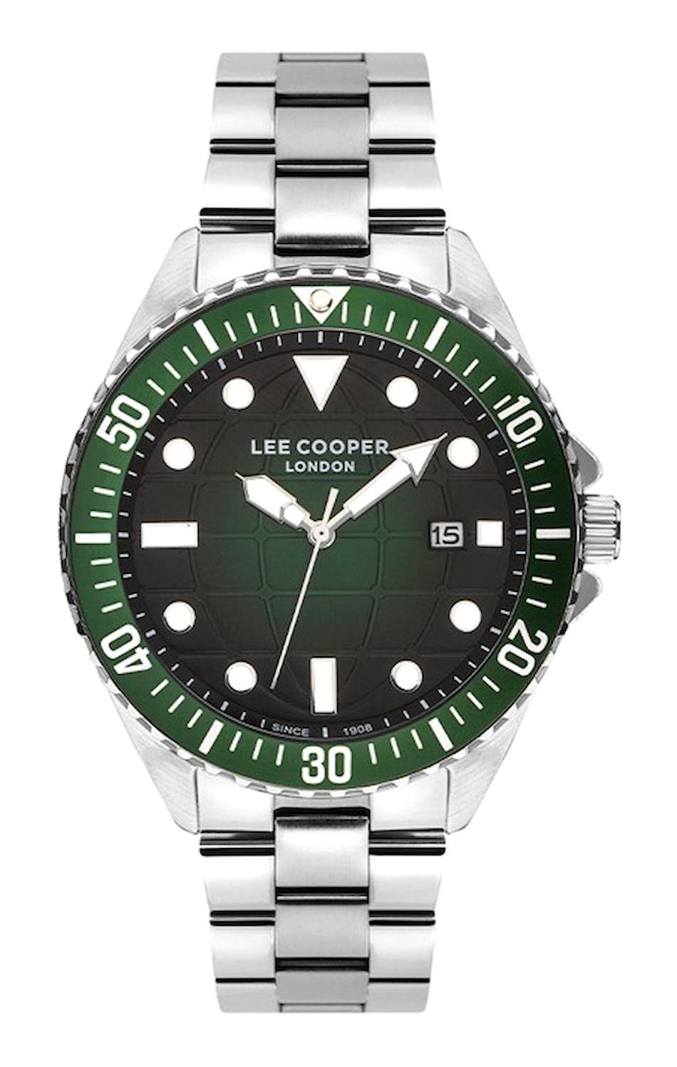 Lee Cooper LC07541.370 Takvimli 45 mm Çelik Kordon Analog Erkek Kol Saati