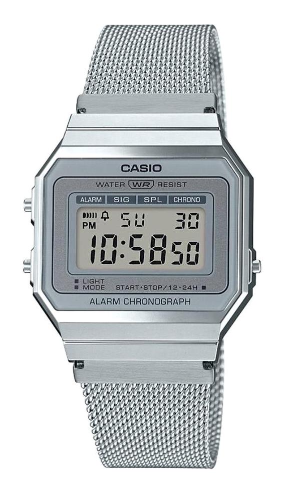 Casio A700WM-7ADF Takvimli 35.5 mm Çelik Kordon Analog Kol Saati