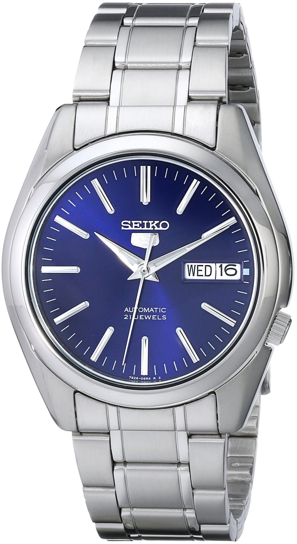 Seiko SNKL43K Takvimli 38 mm Çelik Kordon Analog Kol Saati