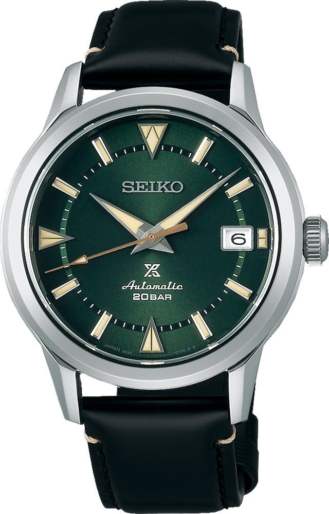 Seiko SPB245J Takvimli 38 mm Siyah Deri Kordon Analog Erkek Kol Saati