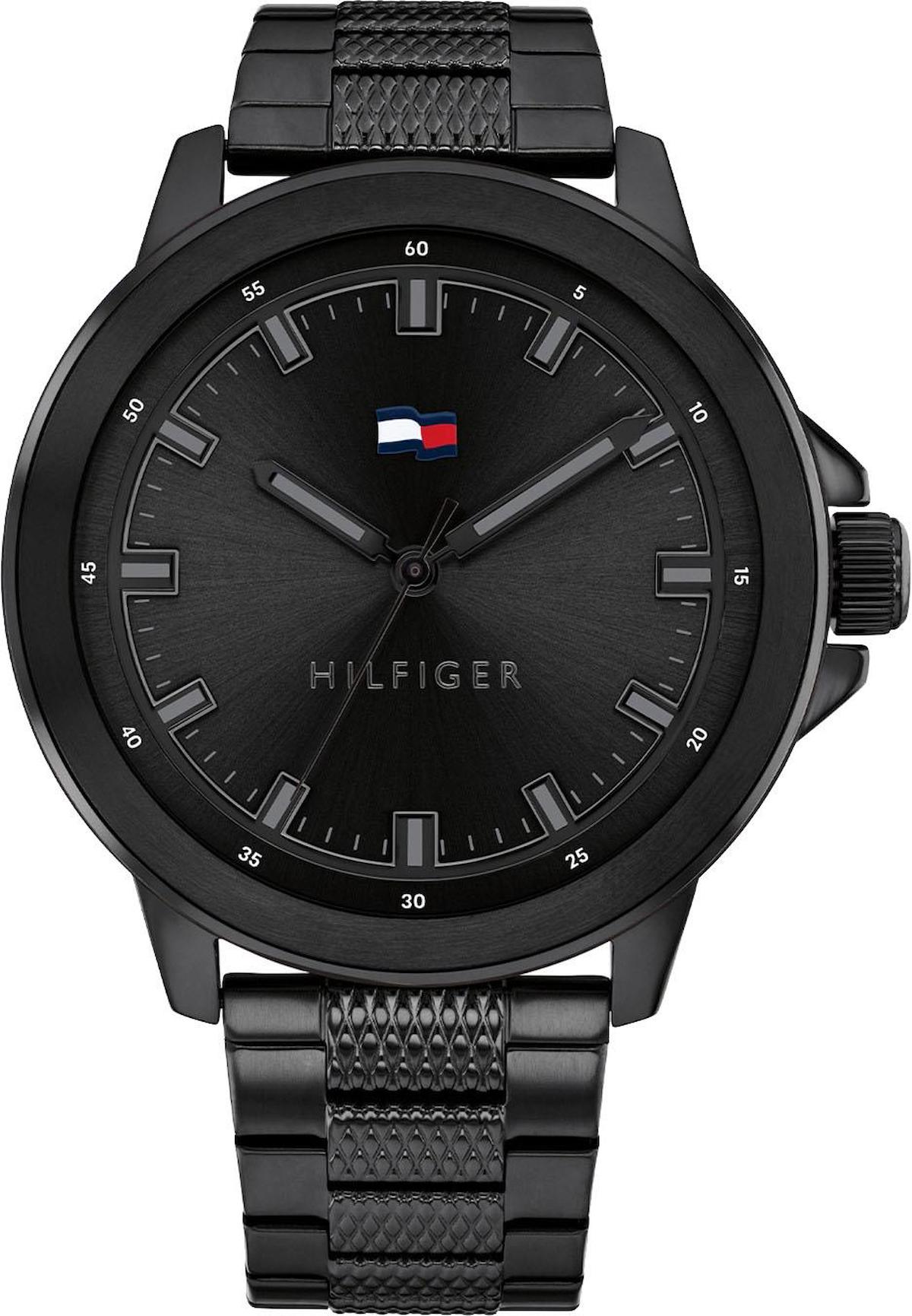 Tommy Hilfiger TH1792026 44 mm Siyah Çelik Kordon Analog Erkek Kol Saati