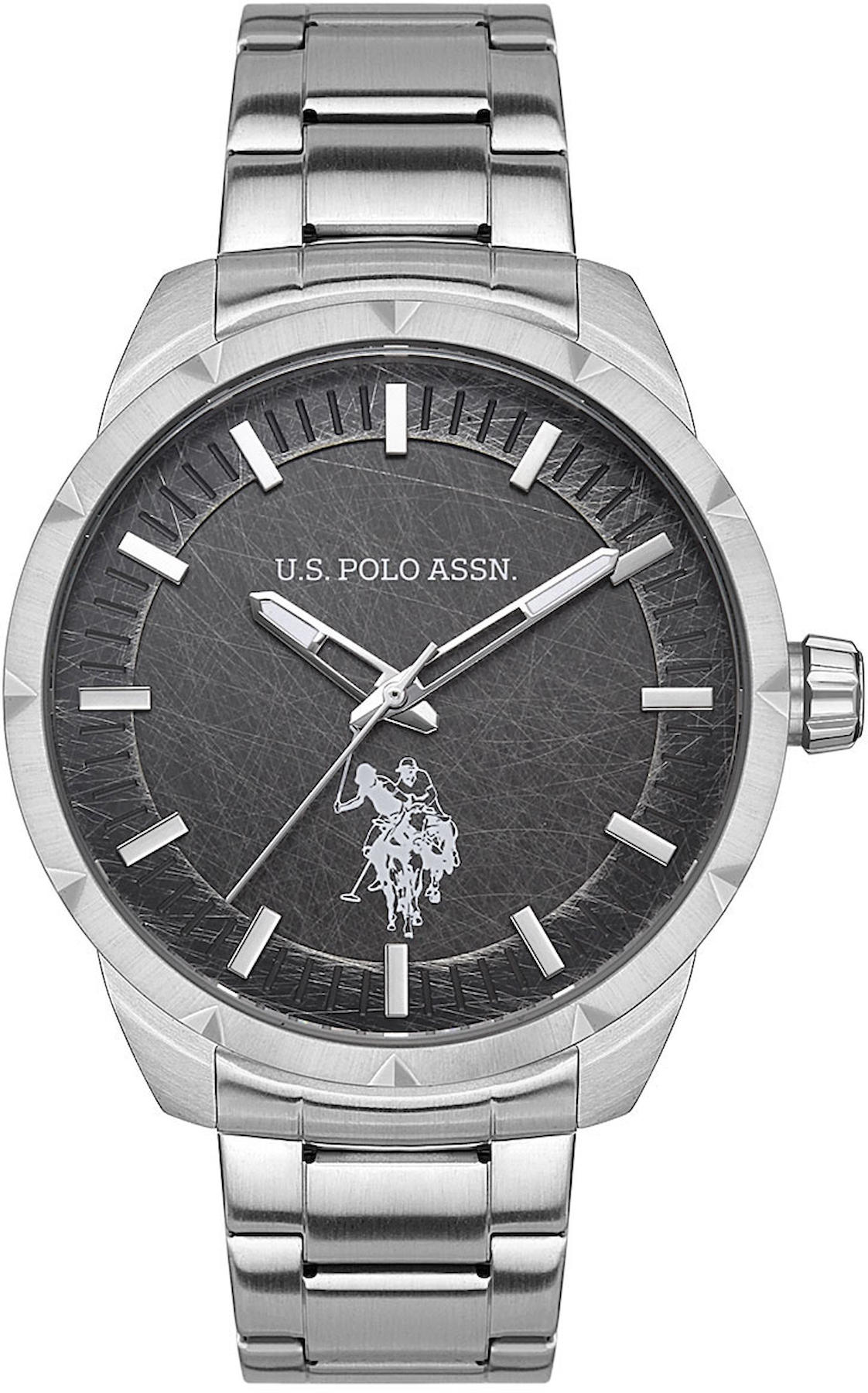 U.S. Polo Assn USPA1043-01 44 mm Çelik Kordon Analog Erkek Kol Saati