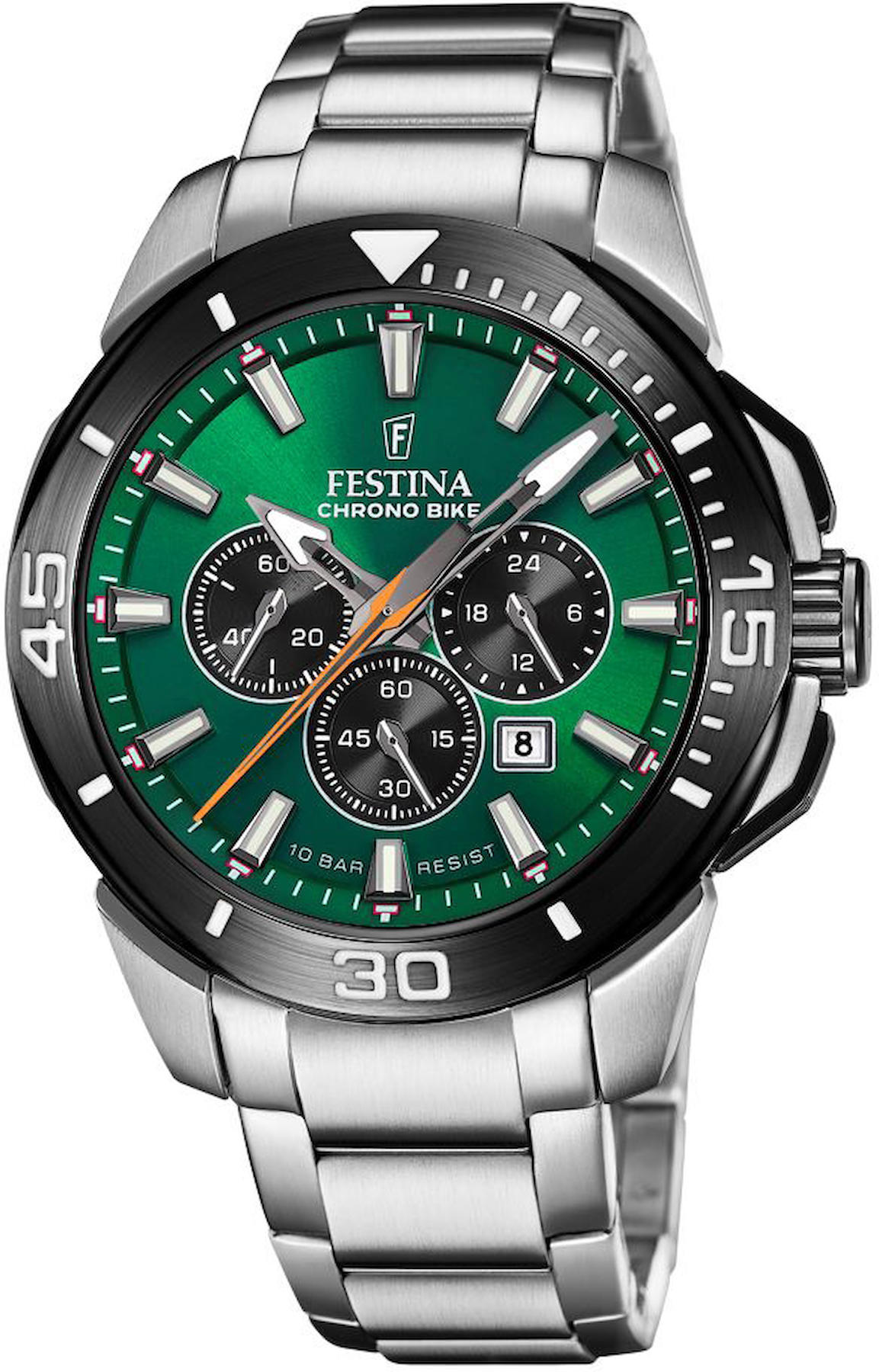 Festina F20641-A Takvimli 44 mm Çelik Kordon Analog Kol Saati