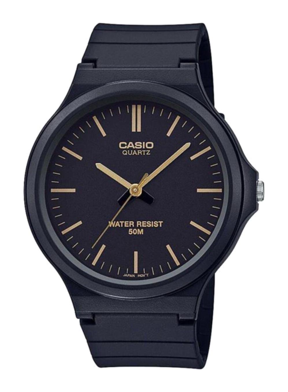 Casio MW-240-1E2VDF Siyah Çelik Kordon Analog Erkek Kol Saati