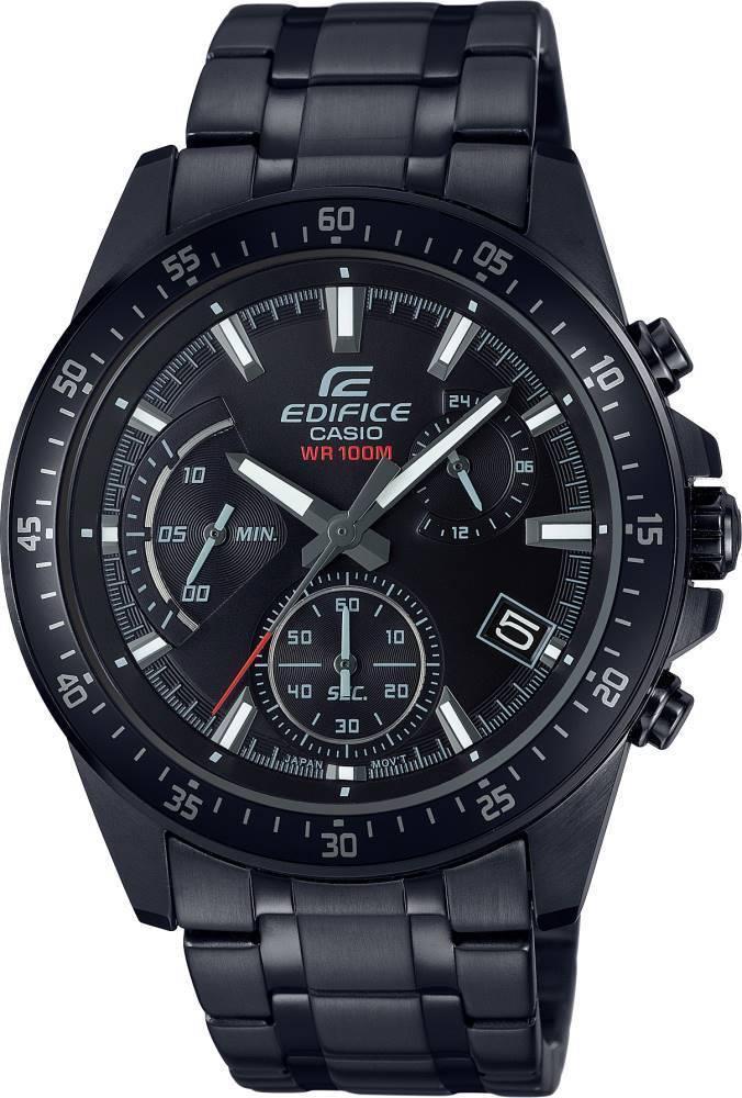 Casio EFV-540DC-1AVUDF Takvimli 43.8 mm Siyah Çelik Kordon Analog Kol Saati