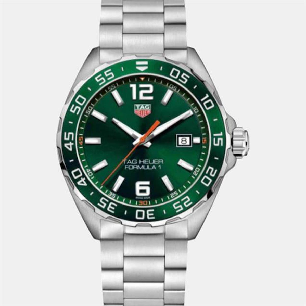 Tag Heuer FORMULA 1 WAZ1017.BA0842 Takvimli 44 mm Çelik Kordon Analog Kol Saati