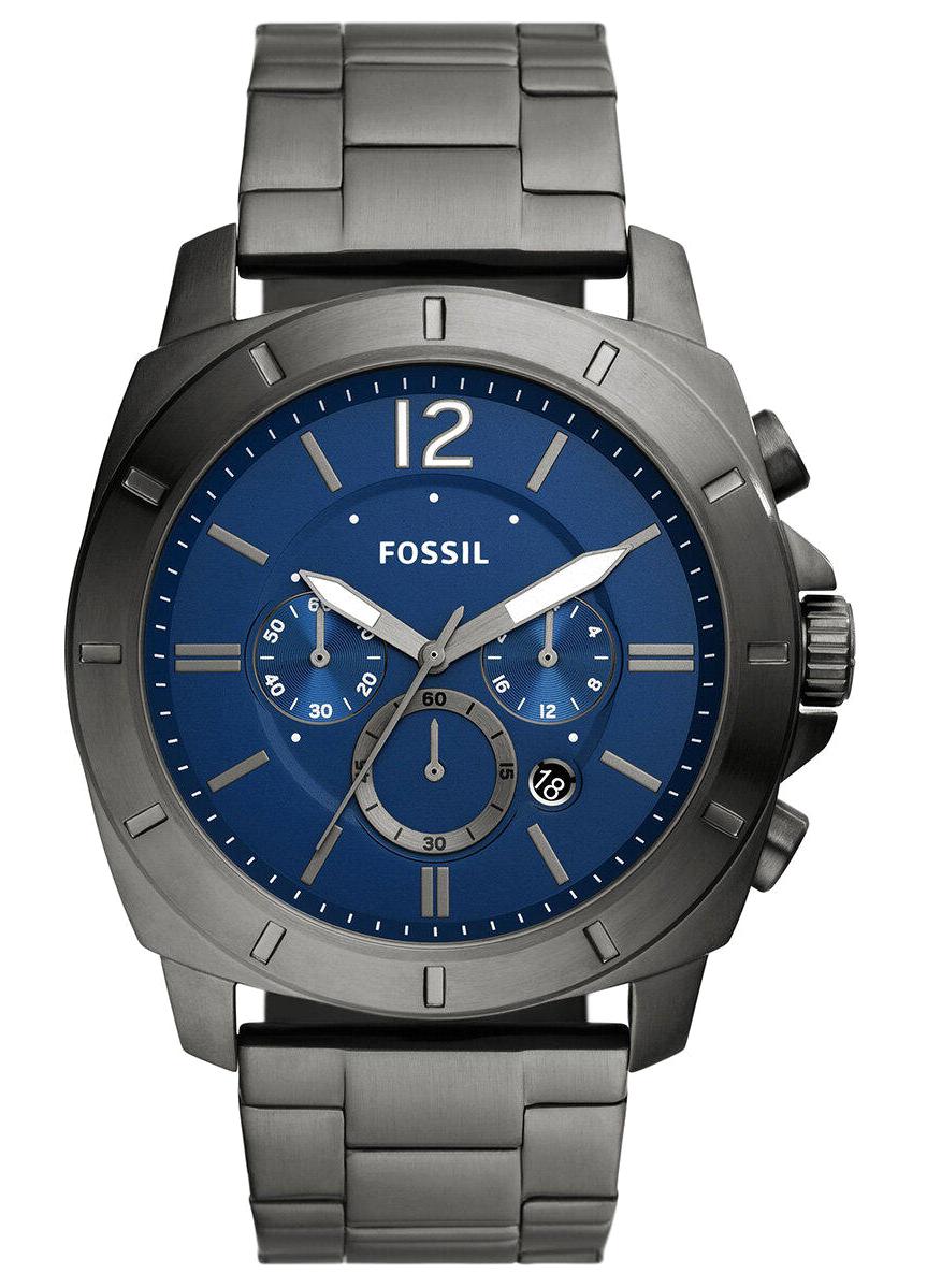 Fossil FBQ2758 Takvimli 46-50 mm Siyah Çelik Kordon Analog Erkek Kol Saati