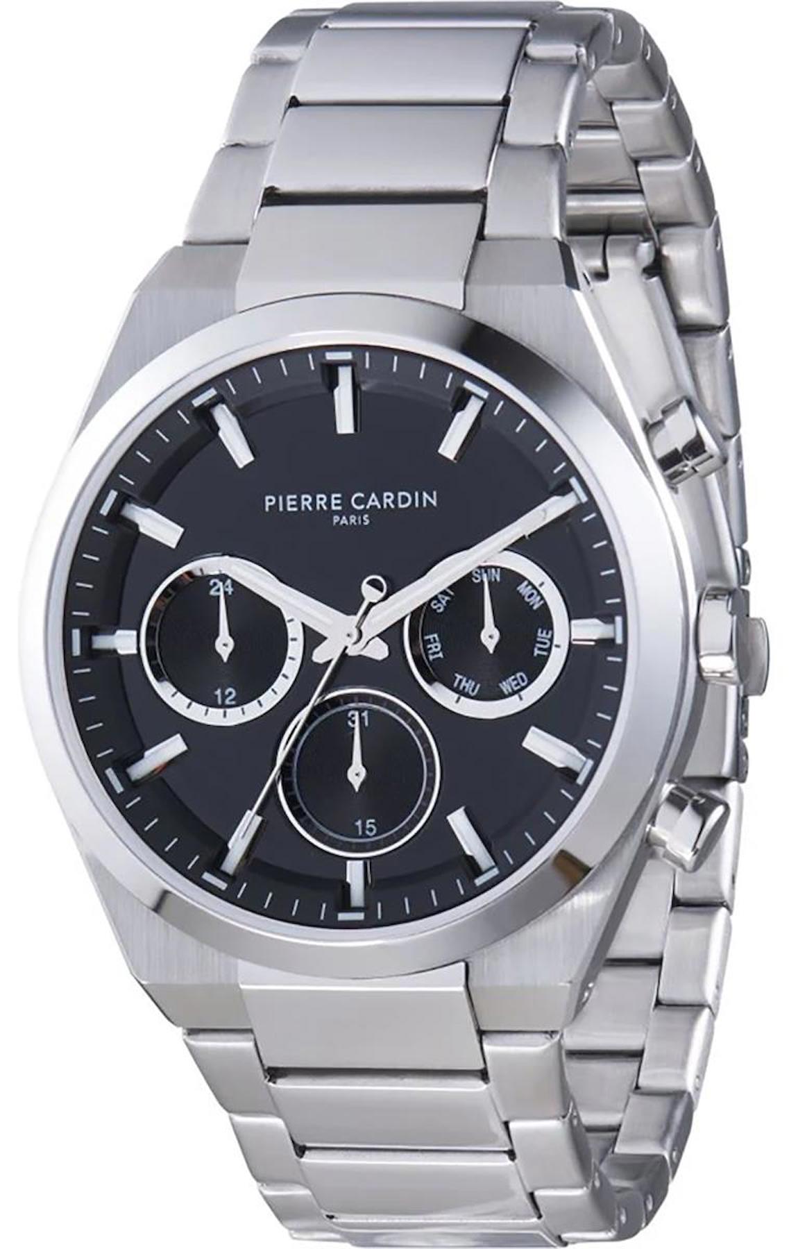 Pierre Cardin CML.0000 Takvimli Çelik Kordon Analog Erkek Kol Saati