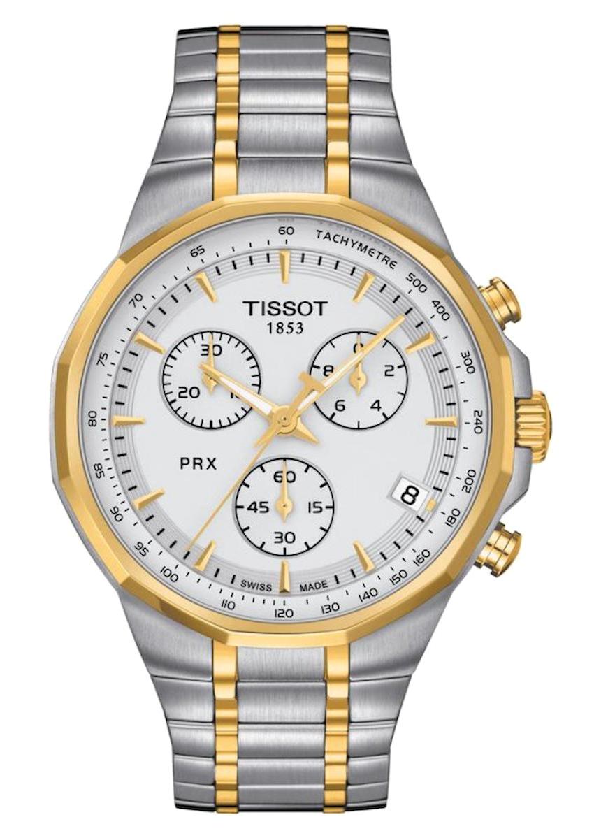 Tissot T0774172203100 Takvimli 44 mm Altın-Çelik Kordon Analog Kol Saati