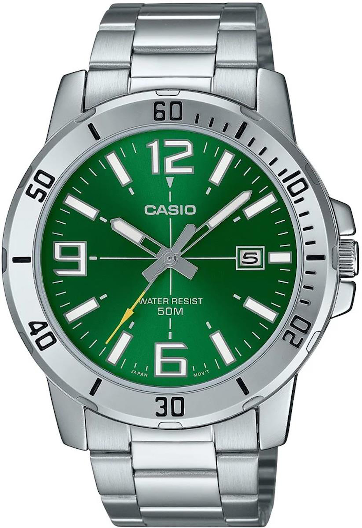 Casio MTP-VD01D-3BVUDF Takvimli 45 mm Çelik Kordon Analog Erkek Kol Saati