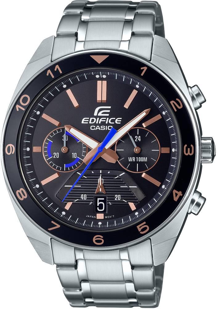 Casio EFV-590D-1AVUDF Takvimli 44 mm Çelik Kordon Analog Kol Saati