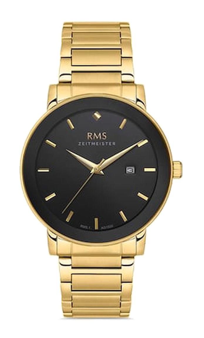 Romanson RMS.1.AG1500.05 Takvimli 41 mm Altın Çelik Kordon Analog Erkek Kol Saati