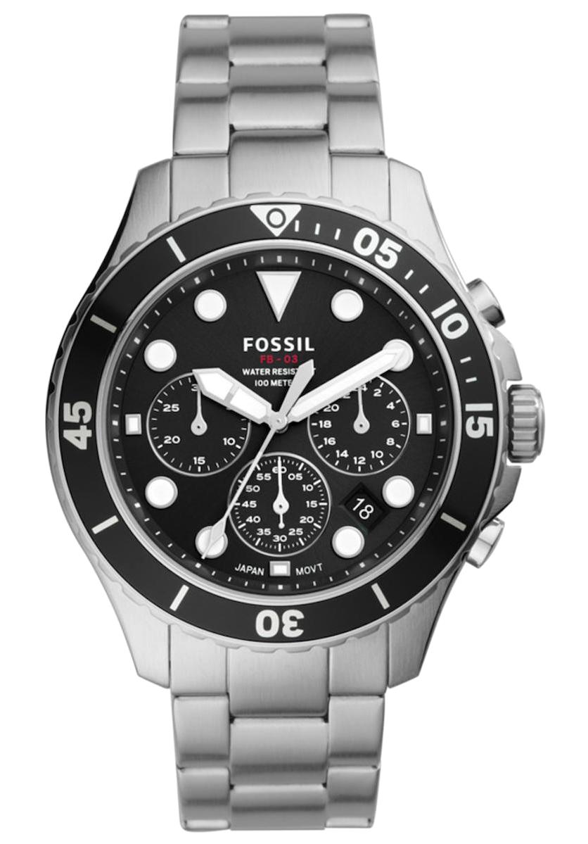 Fossil FS5725 Takvimli 46 mm Çelik Kordon Analog Kol Saati