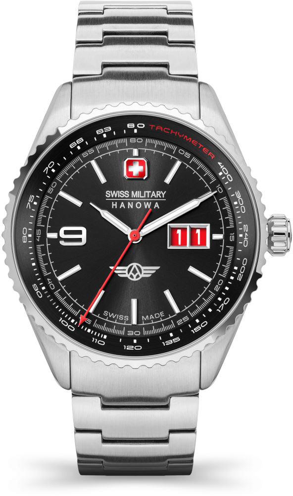 Swiss Military SMWGH2101006 Takvimli 44 mm Çelik Kordon Analog Erkek Kol Saati