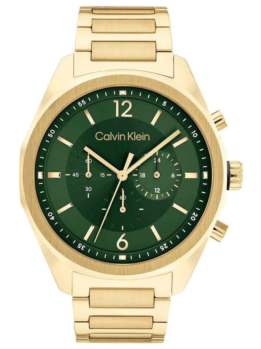 Calvin Klein CK25200266 45 mm Altın Çelik Kordon Analog Erkek Kol Saati