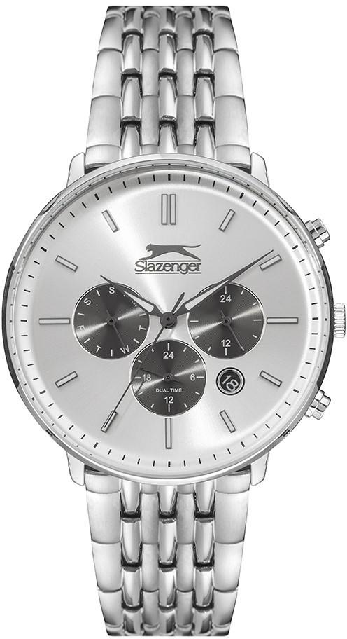 Slazenger SL.09.1830.2.04 Takvimli 44 mm Metal Kordon Analog Erkek Kol Saati