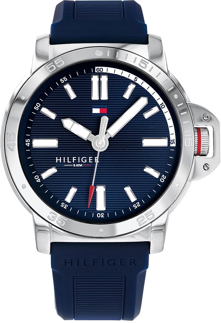 Tommy Hilfiger TH1791588 44 mm Lacivert Silikon Kordon Analog Kol Saati