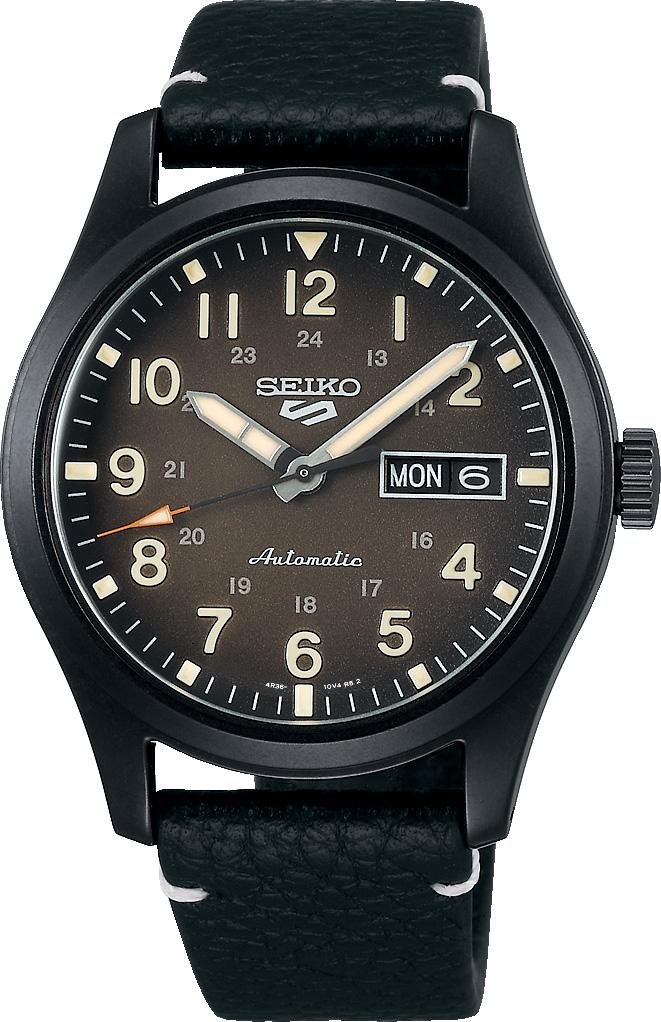 Seiko SRPG41K1 Takvimli 39 mm Siyah Deri Kordon Analog Erkek Kol Saati