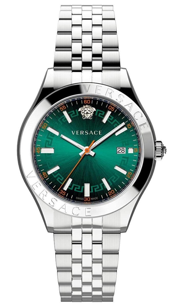 Versace VRSCVEVK01021 Takvimli 42 mm Çelik Kordon Analog Erkek Kol Saati