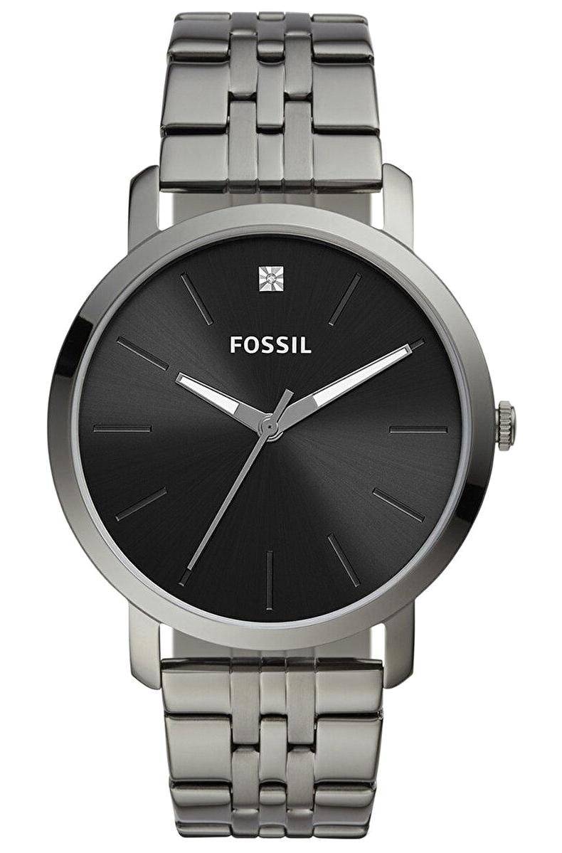 Fossil FBQ2419 Takvimli 44 mm Füme Çelik Kordon Analog Erkek Kol Saati