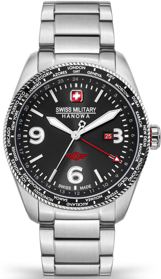 Swiss Military SMWGH2100904 Takvimli 44 mm Çelik Kordon Analog Erkek Kol Saati