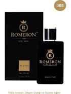 Romeron 303 Platin EDP Baharatlı-Bergamot Erkek Parfüm 50 ml