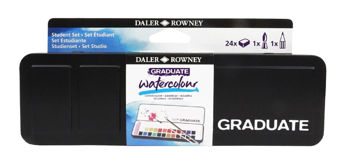 Daler Rowney Graduate 24'lü Tablet Sulu Boya