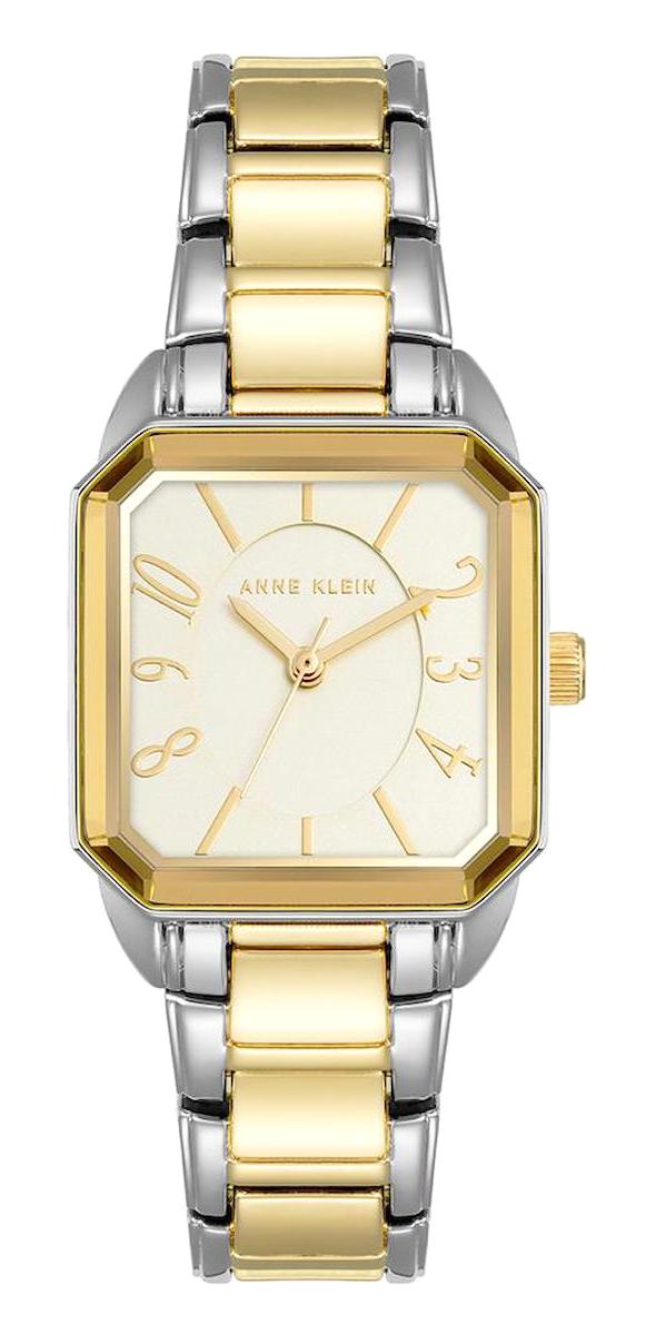 Anne Klein AK-5027SVTT 26 mm Altın-Gri Metal Kordon Analog Kadın Kol Saati