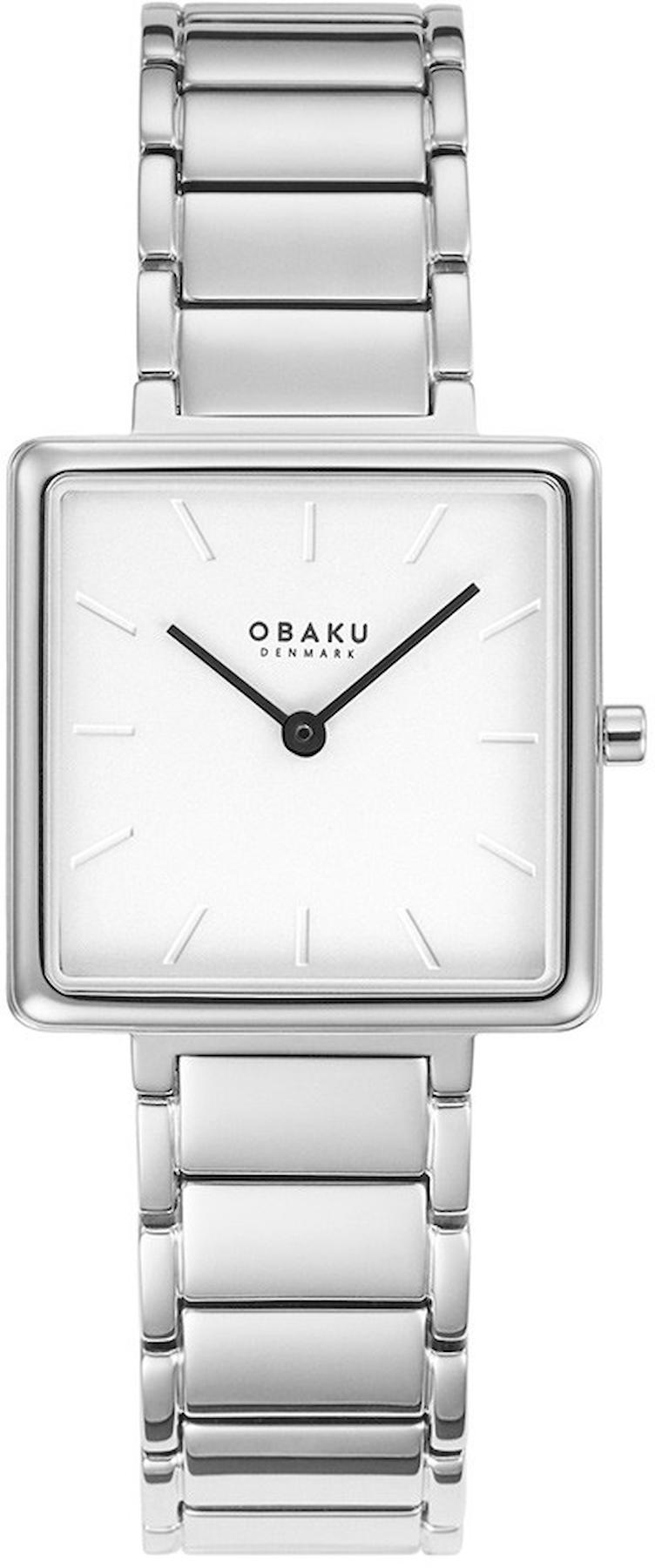 Obaku Denmark V259LXCISC 28 mm Gri Çelik Kordon Analog Kadın Kol Saati