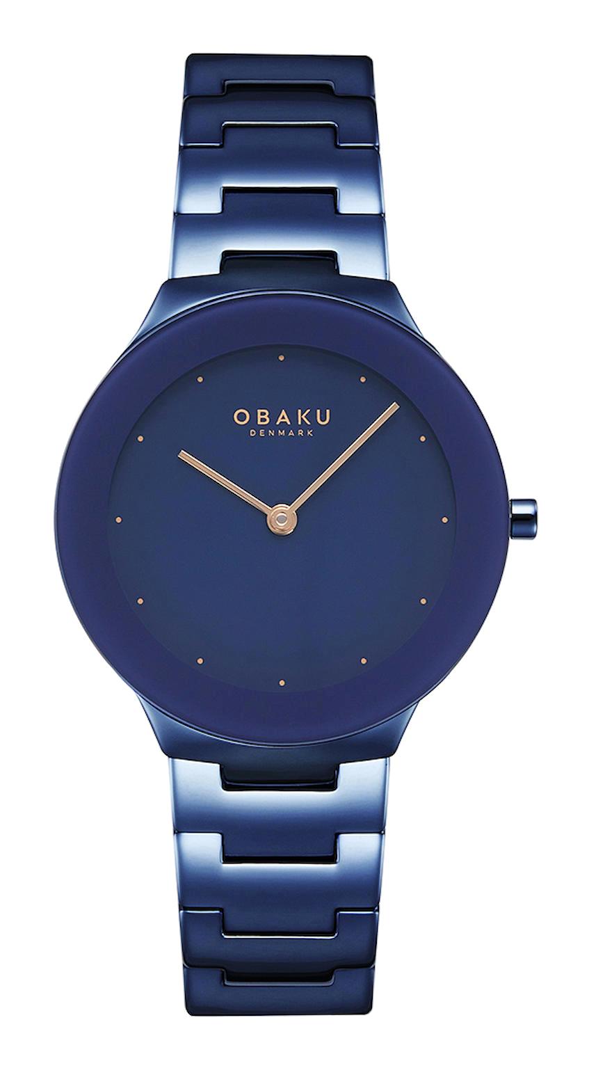 Obaku Denmark V290LXLLSL 32 mm Lacivert Çelik Kordon Analog Kadın Kol Saati