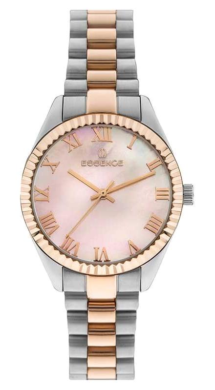 Essence ES6682FE.520 35 mm Gri-Rose Gold Metal Kordon Analog Kadın Kol Saati