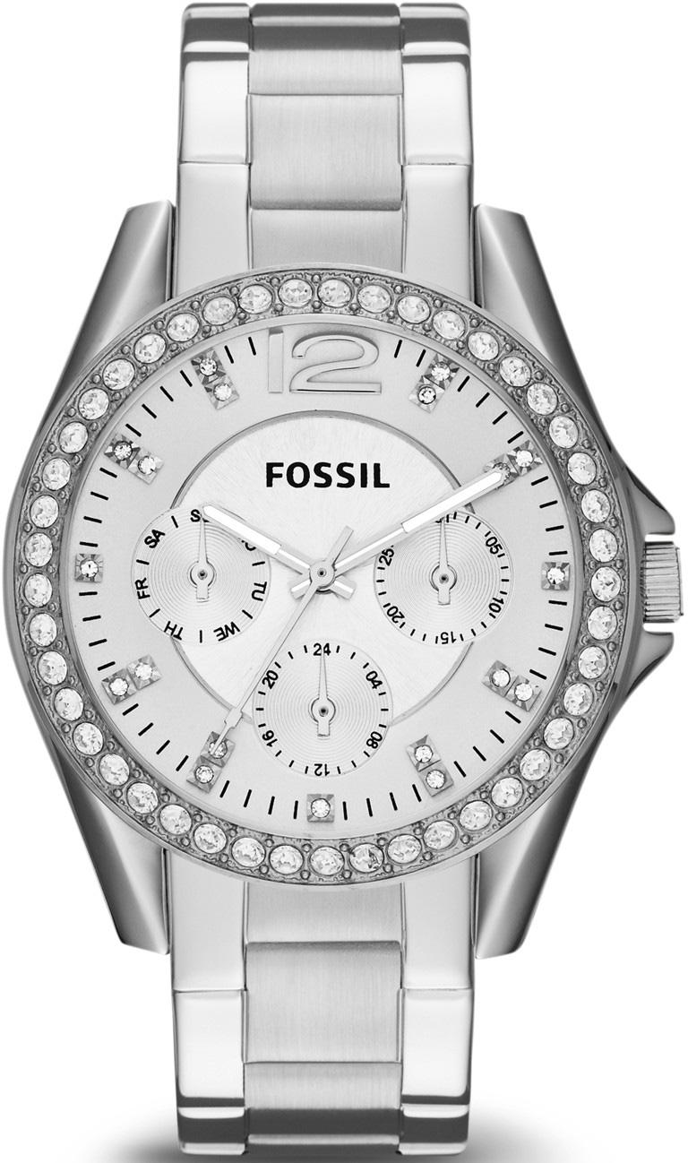 Fossil FES3202 38 mm Gri Çelik Kordon Analog Kadın Kol Saati