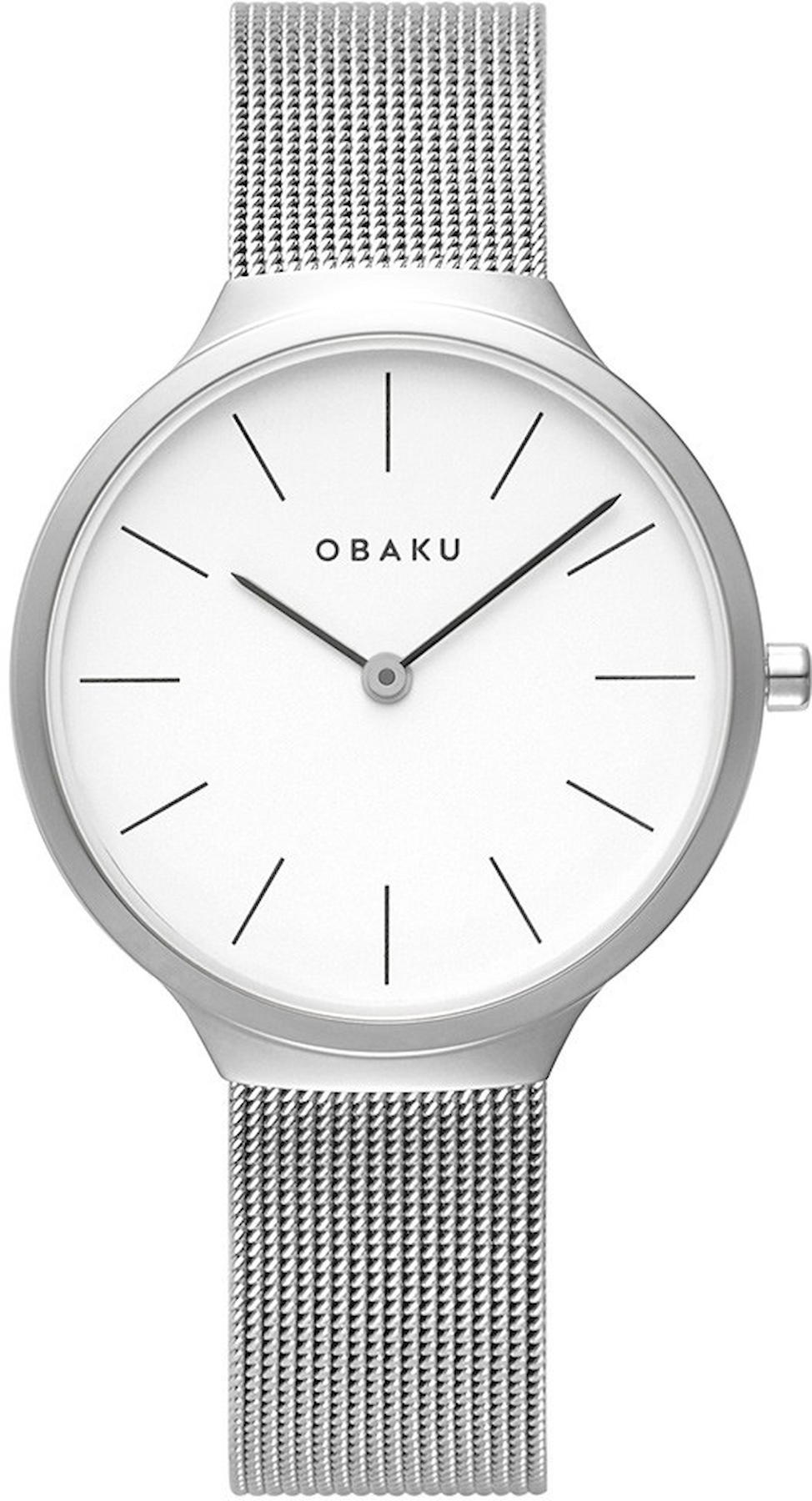 Obaku Denmark V240LXCWMC 34 mm Lacivert Çelik Kordon Analog Kadın Kol Saati