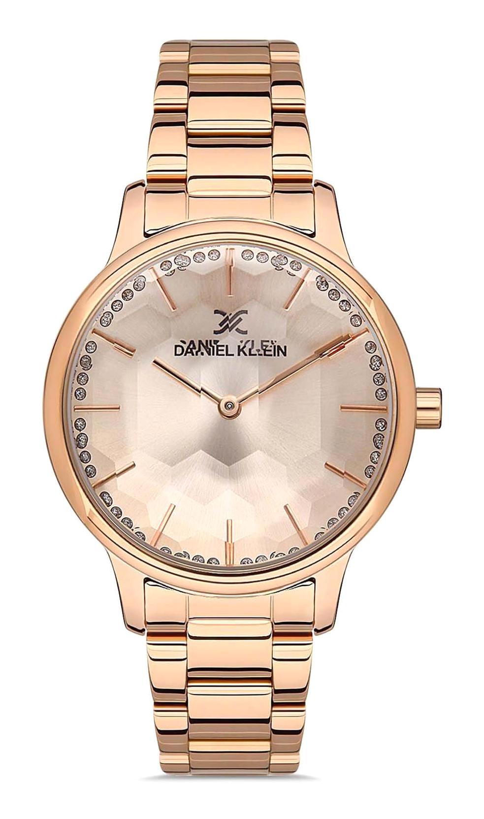 Daniel Klein DKE.1.10227.2 34 mm Rose Gold Metal Kordon Analog Kadın Kol Saati