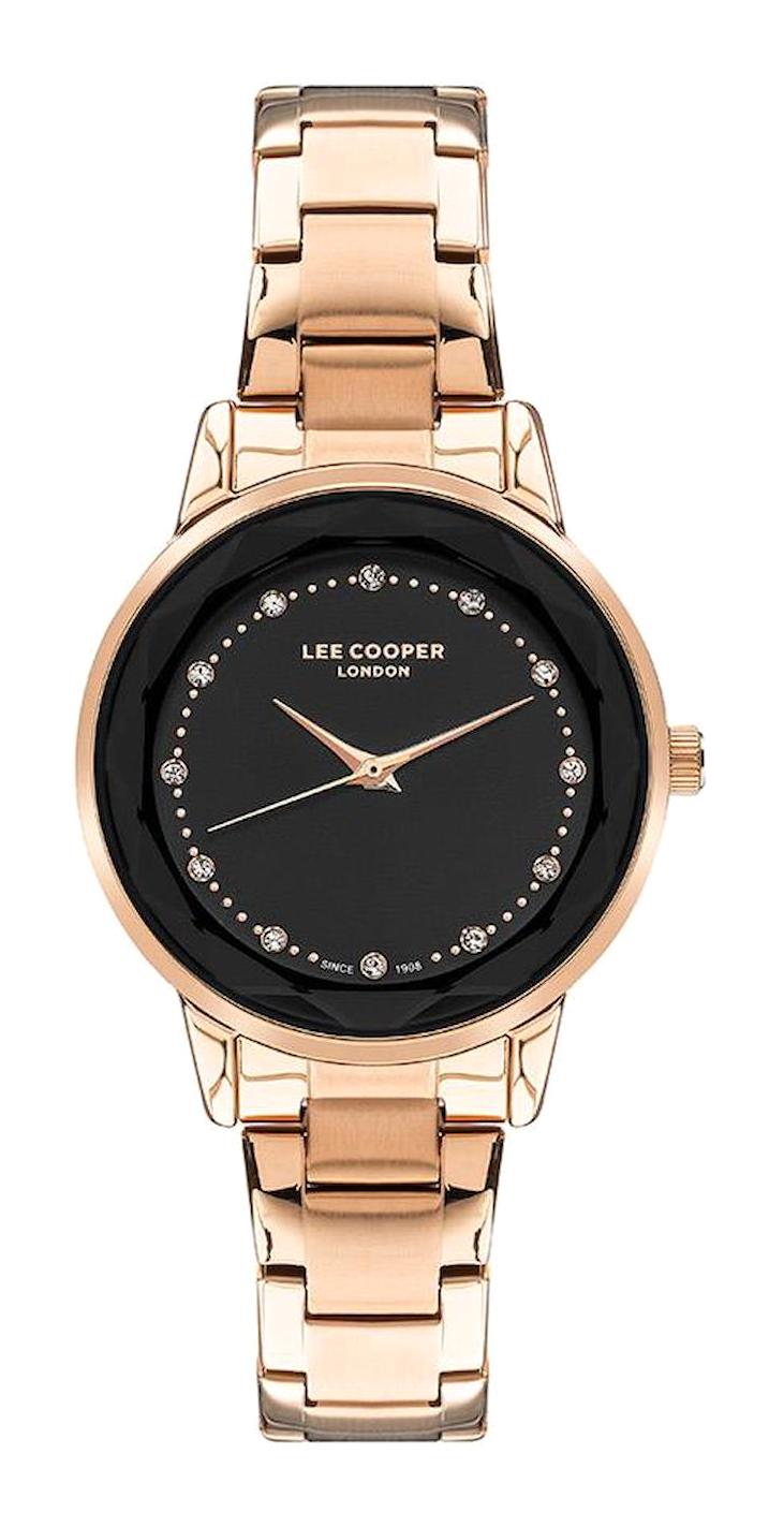 Lee Cooper LC07501.450 40 mm Rose Gold Metal Kordon Analog Kadın Kol Saati