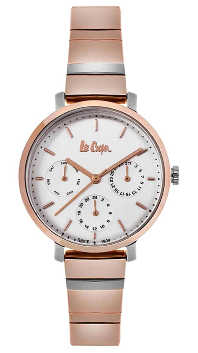 Lee Cooper LC06894.530 40 mm Rose Gold Çelik Kordon Analog Kadın Kol Saati