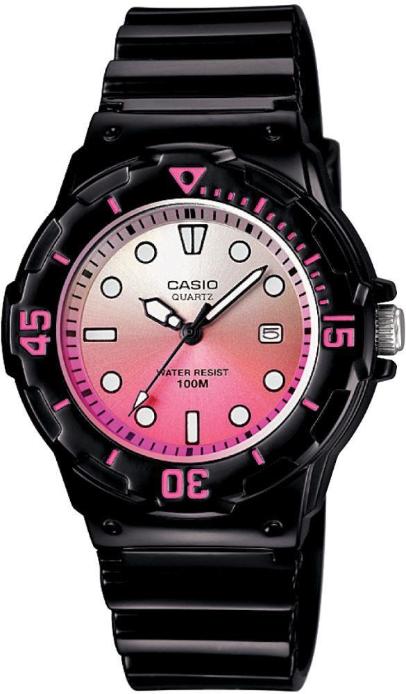 Casio LRW-200H-4EVDR Takvimli 39 mm Siyah Plastik Kordon Analog Kadın Kol Saati