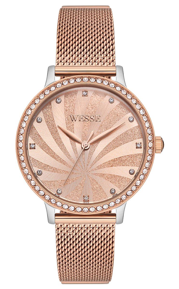 Wesse WWL111104 37 mm Rose Gold Çelik Kordon Analog Kadın Kol Saati