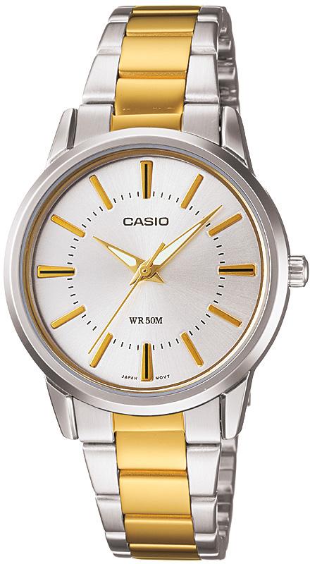 Casio LTP-1303SG-7AVDF 30 mm Altın-Gri Çelik Kordon Analog Kadın Kol Saati