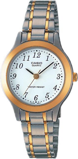 Casio LTP-1128G-7BRDF 27 mm Altın-Gri Çelik Kordon Analog Unisex Kol Saati