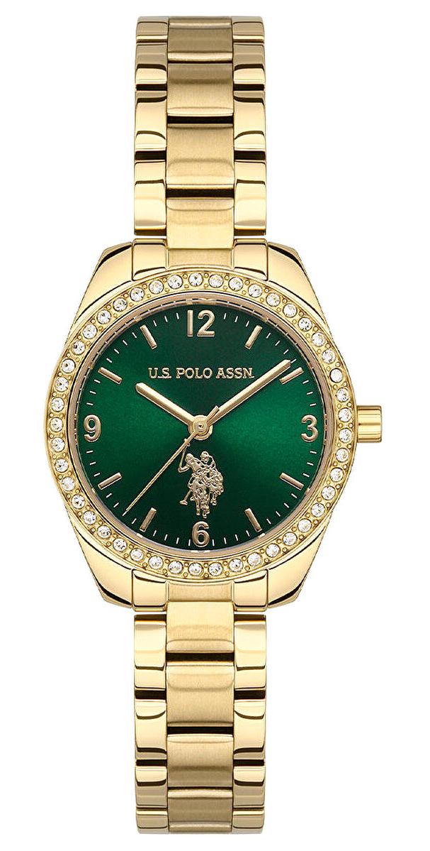 U.S. Polo Assn USPA2064-04 28 mm Altın Çelik Kordon Analog Kadın Kol Saati