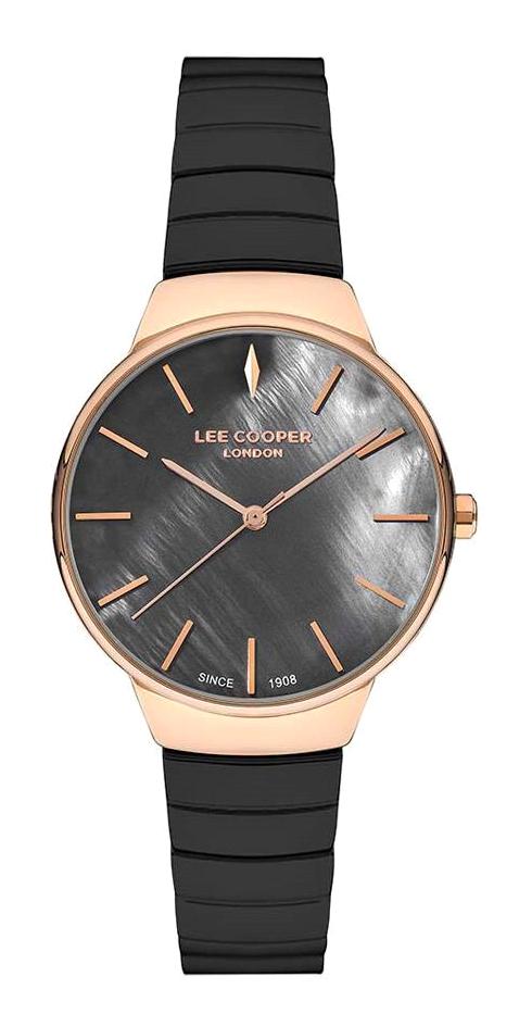 Lee Cooper LC07342.430 37 mm Siyah Çelik Kordon Analog Kadın Kol Saati