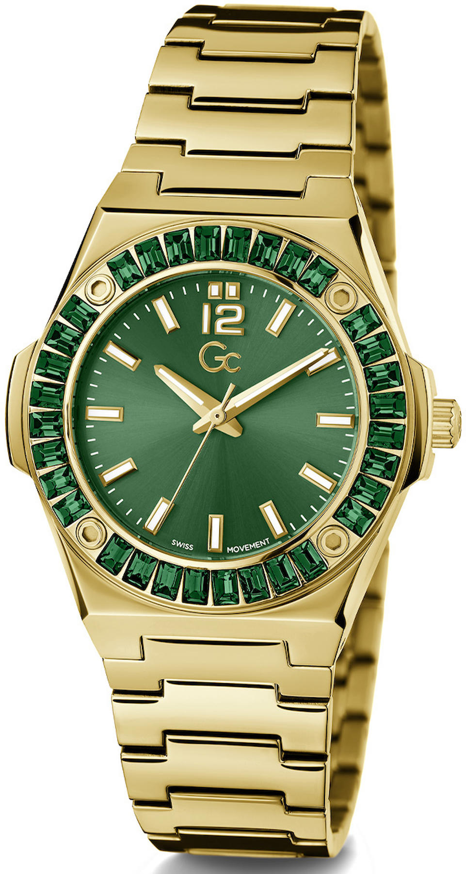 Guess GCZ34002L9MF 34 mm Altın Çelik Kordon Analog Kadın Kol Saati