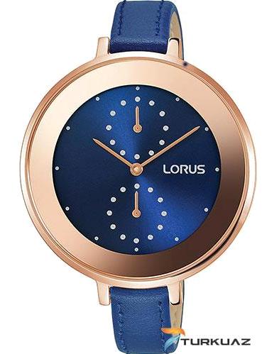 Lorus R3A32AX9 40 mm Lacivert Deri Kordon Analog Kadın Kol Saati